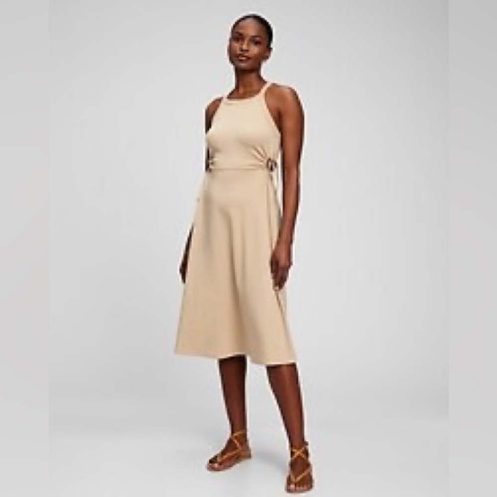 GAP • modern cutout midi dress • size Medium • BNWT
